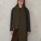Striped Detail Knit Scarf
