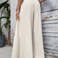 Tied High Waist Wide Leg Pants
