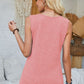 Full Size Heathered Notched Wide Strap Tank