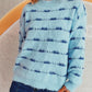 Striped Round Neck Long Sleeve Sweater