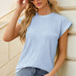 Round Neck Cap Sleeve T-Shirt