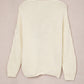 Cable-Knit Open Front Cardigan