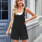 Lovelet Knotted Wide Strap Scoop Neck Overalls