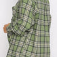 Full Size Plaid Collared Neck Long Sleeve Shirt