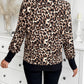 Leopard V-Neck Long Sleeve T-Shirt