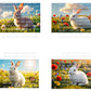 Bunny Digital Art in PDF SVG PNG File Formats