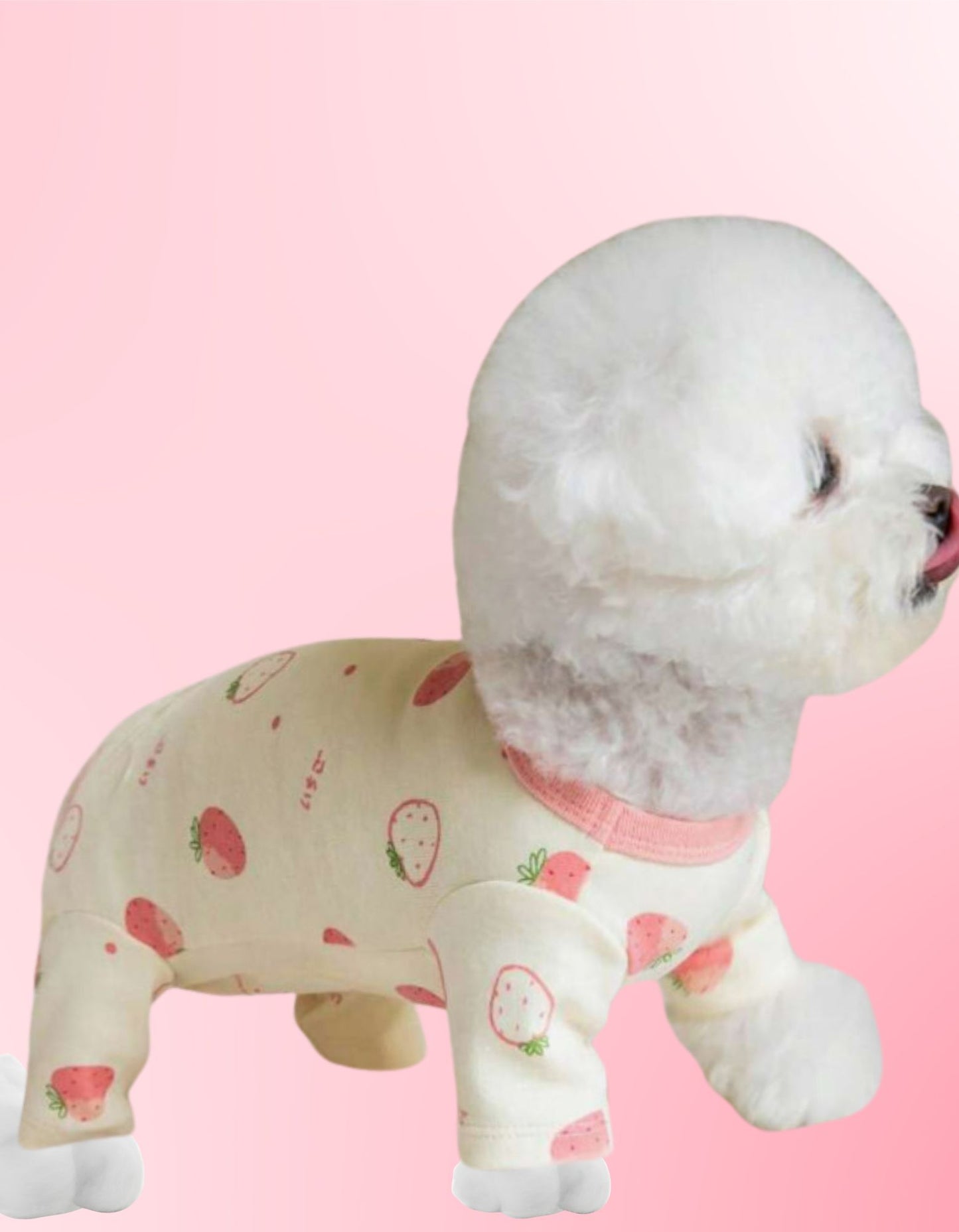 Love Our Pets Strawberry Pattern Pet Clothes for Cats & Dogs