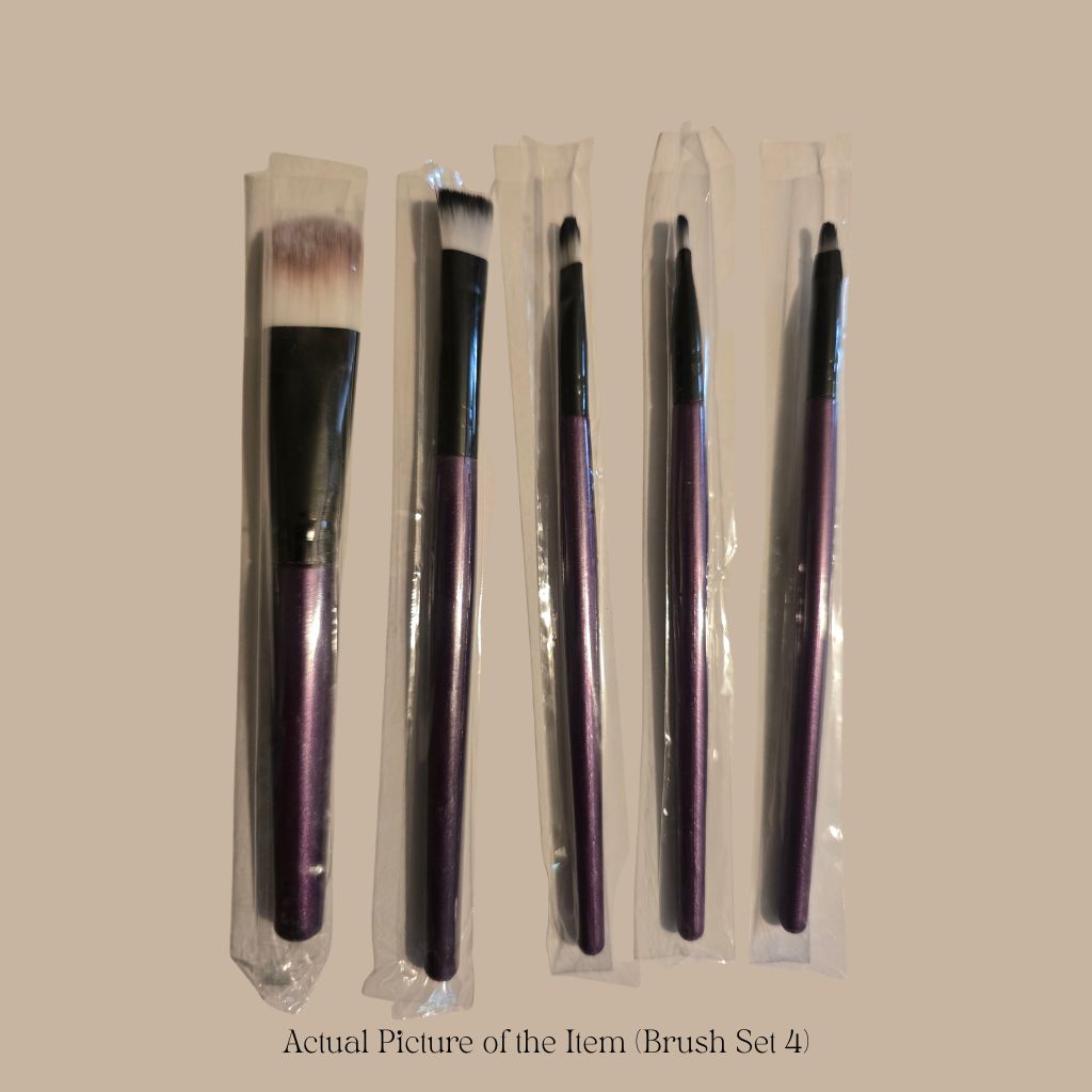 20-Piece Professional Makeup Brush Set – Purple