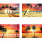 Palm Trees Digital Art in PDF SVG PNG File Formats