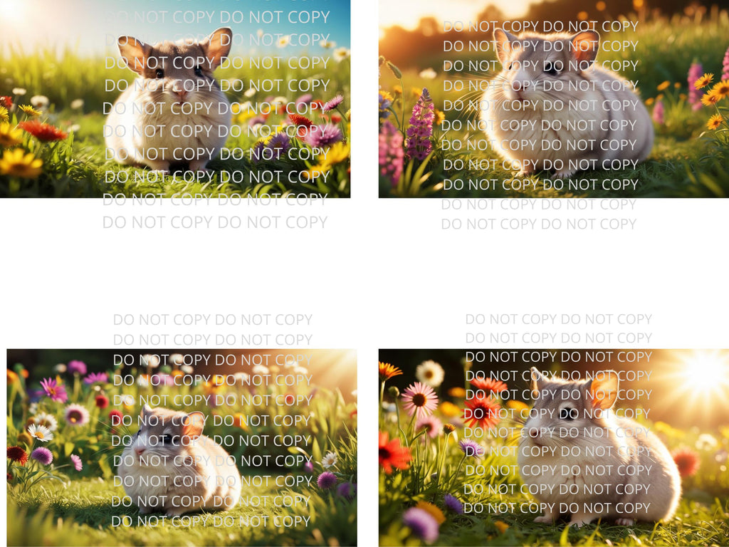 Chinchilla Digital Art in PDF SVG PNG File Formats