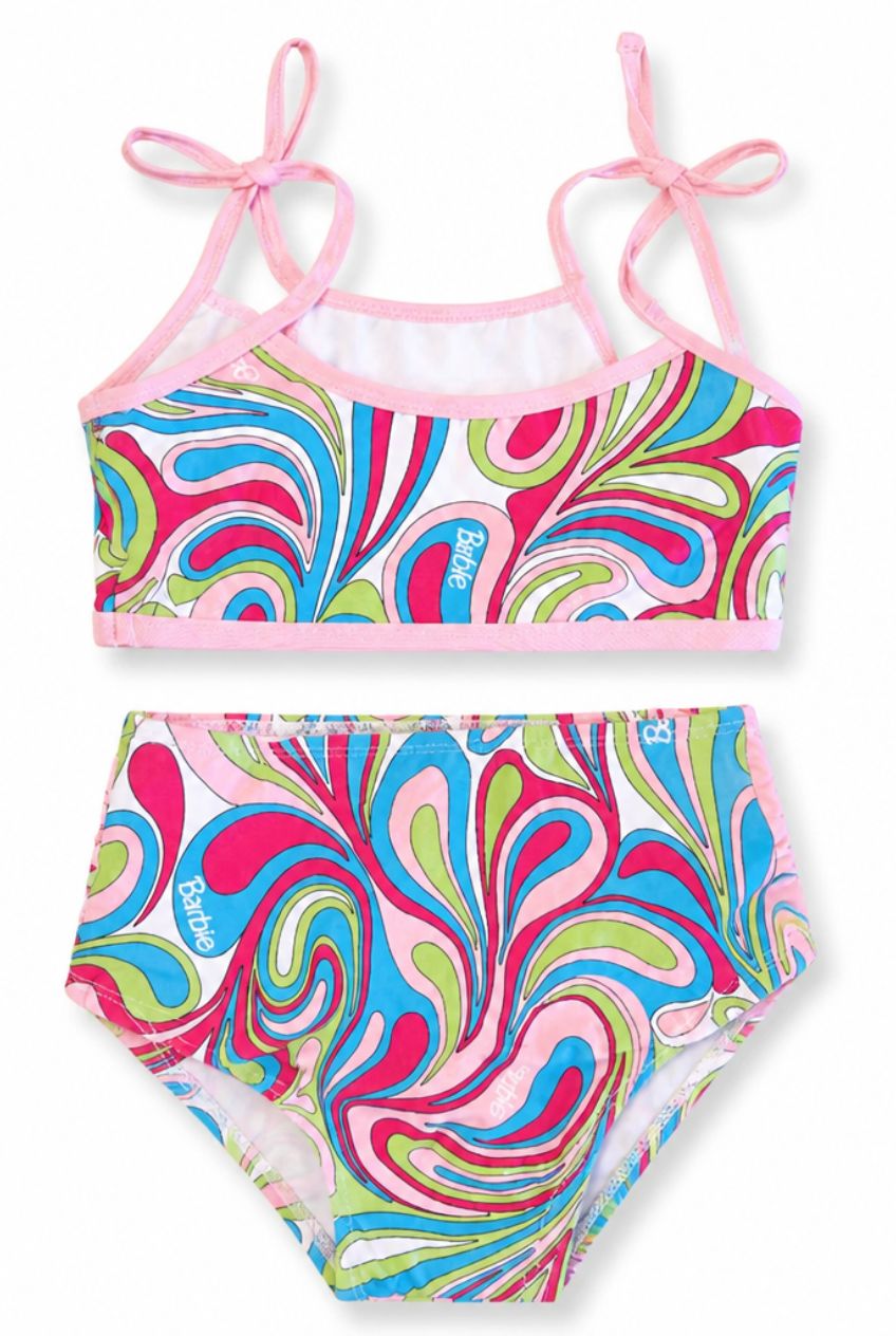 Toddler Mini Barbie Girl 2-Piece Bikini Swim Set – Size 4T