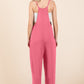 Culture Code Full Size Sleeveless Wide Leg Jumpsuit with Pockets