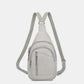 PU Leather Crossbody Bag with Two Detachable Strap