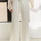 ADORA Tied Wide Leg Knit Pants