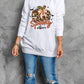 Graphic Round Neck Long Sleeve Sweatshirt