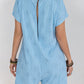 Round Neck Short Sleeve Romper