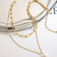 Freshwater Pearl Titanium Steel Double-Layered Necklace