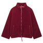 Turtleneck Zip Up Long Sleeve Plush Jacket