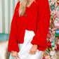 Button Down Long Sleeve Cardigan