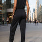 Half Zip Sleeveless Jumpsuit with Pockets