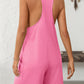 Mandy Pocketed Racerback Wide Strap Romper