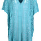 Cutout V-Neck Cover-Up with Tassel