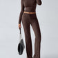 Devine Round Neck Long Sleeve Top and Drawstring Pants Set