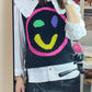 Smiley Round Neck Sweater Vest