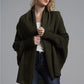 Open Front Batwing Sleeve Cardigan