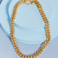 GNJ Brass Curb Chain Necklace