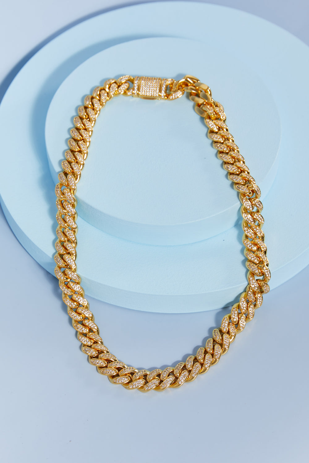 GNJ Brass Curb Chain Necklace