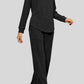 Ribbed Long Sleeve Top and Pocketed Pants Set