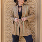 Plus Size Long Sleeve Tie Waist Cardigan