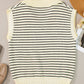 Striped Collared Neck Tank