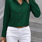 Button Up Collared Neck Long Sleeve Shirt