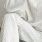 Texture Round Neck Long Sleeve Top and Pants Set