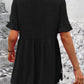 Round Neck Short Sleeve Blouse