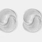 Titanium Steel Spiral Stud Earrings