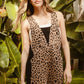 BiBi Leopard Sleeveless Overalls with Pockets - Brand BiBi