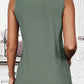 Eyelet Round Neck Tank