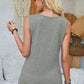 Full Size Heathered Notched Wide Strap Tank