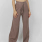 Ribbed Wide Leg Sweater Pants