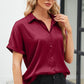 Button Up Short Sleeve Shirt