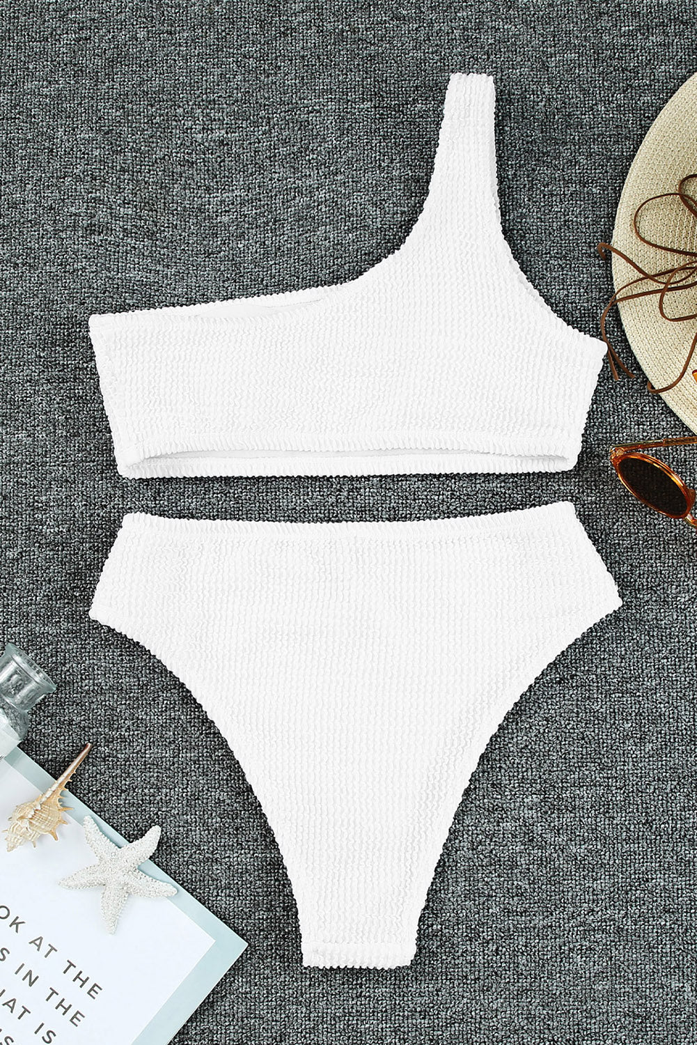 SummerBea Single Shoulder Bikini Set