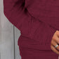 Full Size Heathered Long Sleeve Top