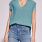 Mandy Ribbed V-Neck Sweater Vest