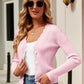 Button Up Long Sleeve Cardigan