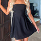 Devine Bow Back Tube Mini Dress