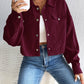 Honey Snap Down Long Sleeve Jacket