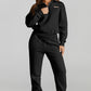 Quarter Zip Top and Drawstring Pants Active Set
